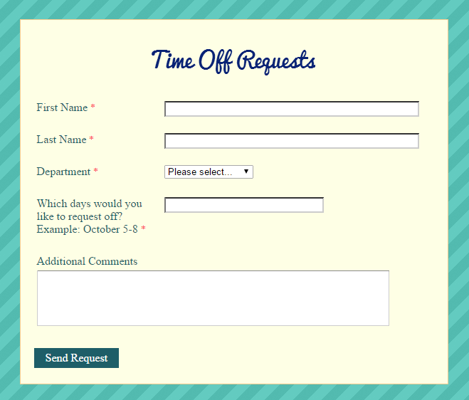 Out Of Office Coverage Template